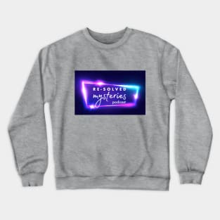 Re-Solved Mysteries Glowy AF Neon Logo Crewneck Sweatshirt